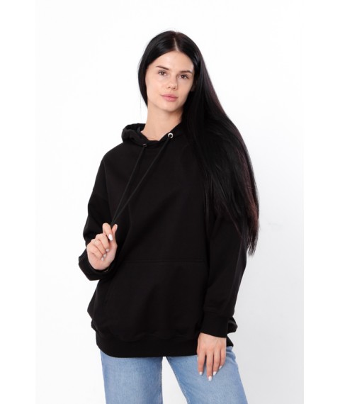 Women's hoodie (oversize) Wear Your Own S/172 Black (3373-057-v3)