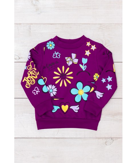 Jumper for girls Wear Your Own 98 Pink (6069-023-33-5-v88)