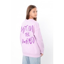 Sweatshirt for girls Wear Your Own 128 Pink (6393-025-33-2-v26)