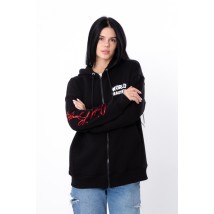 Zip-худі для жінок (оверсайз) Носи Своє L/178 Чорний (3357-025-33-v5)