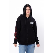 Zip-худі для жінок (оверсайз) Носи Своє L/178 Чорний (3357-025-33-v5)