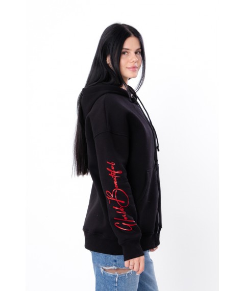 Zip-худі для жінок (оверсайз) Носи Своє L/178 Чорний (3357-025-33)