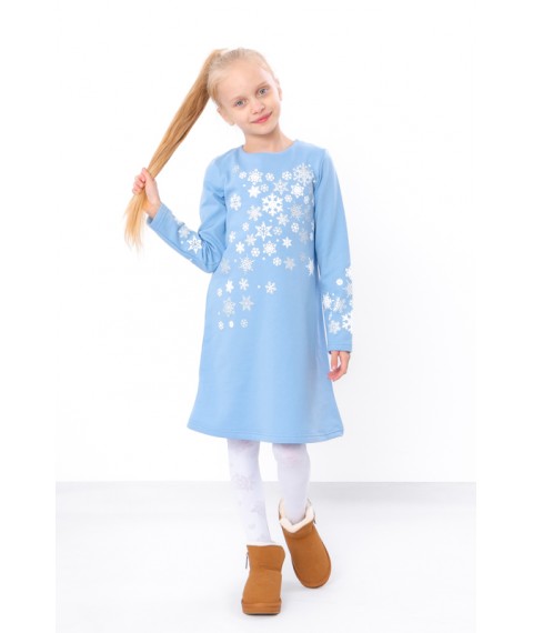 Dress for a girl Wear Your Own 128 Blue (6004-v2)
