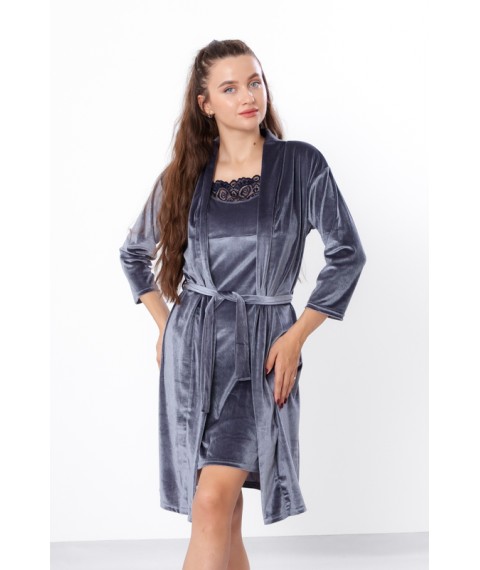 Women's set (robe + shirt) Nosy Svoe 42 Gray (8115-082-v2)