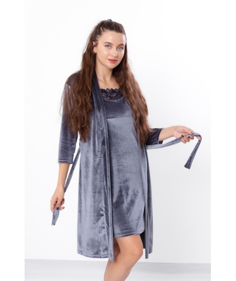 Women's set (robe + shirt) Nosy Svoe 42 Gray (8115-082-v2)