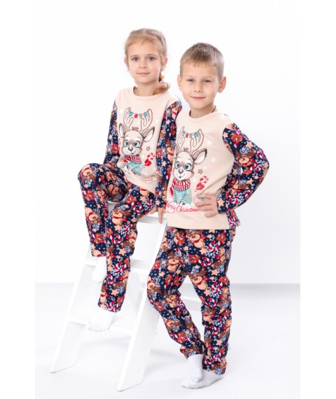 Піжама дитяча "Family look" Носи Своє 140 Персиковий (6076-F-4-v14)