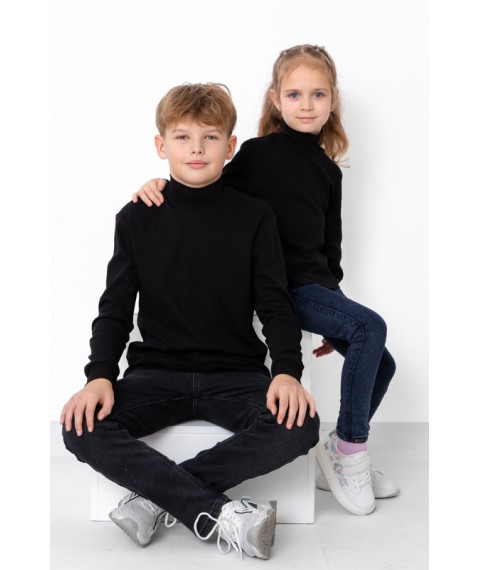 Turtleneck for children (teenagers) Wear Your Own 158 Black (6236-015-v9)