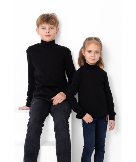 Turtleneck for children (teenagers) Wear Your Own 158 Black (6236-015-v9)