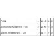 Майка жіноча Носи Своє 52 Темно-синій (8187-019-v39)