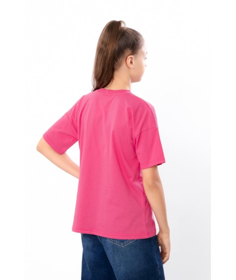 T-shirt for girls (teens) Wear Your Own 158 Crimson (6414-001-33-2-v11)