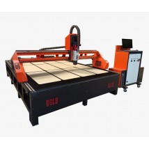 CNC milling machine with vacuum table and automatic tool change GLB 3121FV