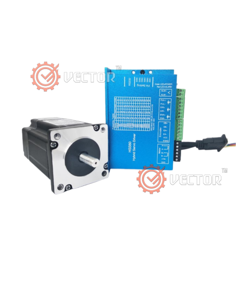 Hybrid stepper motor with encoder and driver 86HSE12N-BC38 12Nm