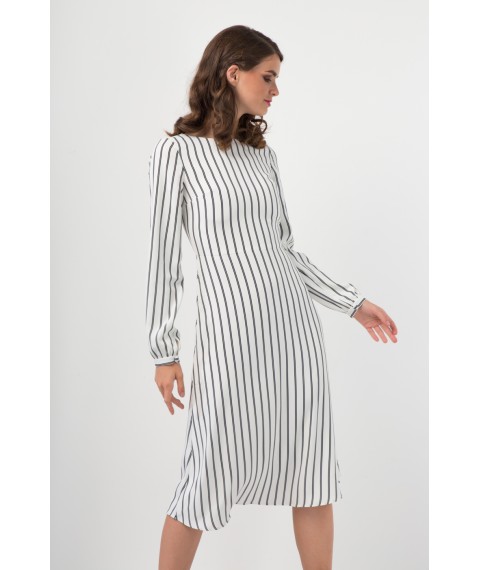 Striped midi dress