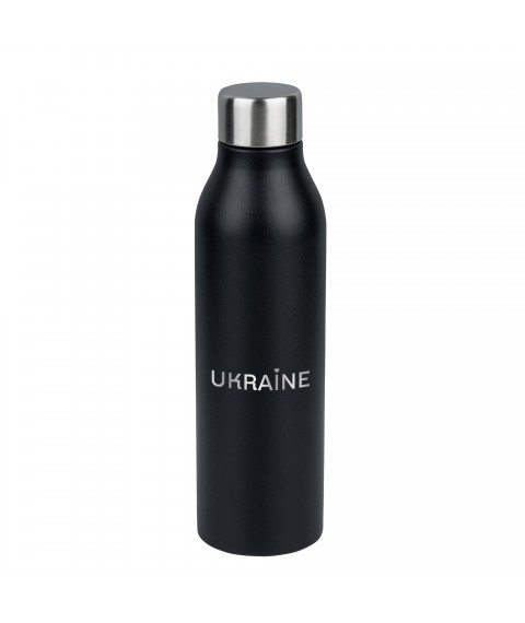 Термос для напитков Ukraine (черный)