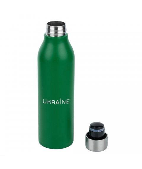 Термос для напоїв Ukraine (зелений)