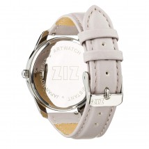 Ремінець для годинника ZIZ (світло - лавандовий, срібло)