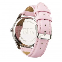 Ремінець для годинника ZIZ (пудровий - рожевий, срібло)
