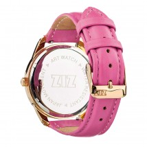 Ремінець для годинника ZIZ (малиново - пурпурний, золото)