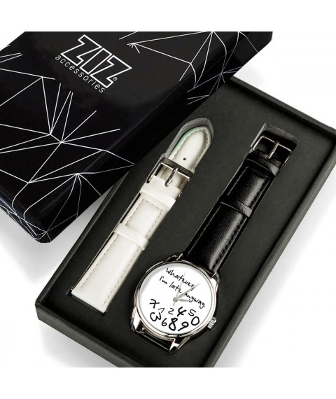 Годинник ZIZ Late white
