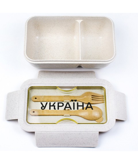 Ланч бокс Україна ( з пшеничного еко-волокна )