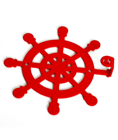 Вешалка настенная Крючок Glozis Wheel H-035 12 х 12см