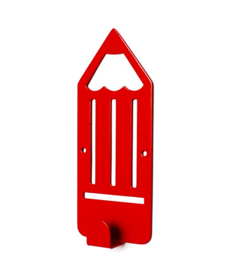 Children's wall hanger Glozis Pencil Red H-039 16 x 7cm