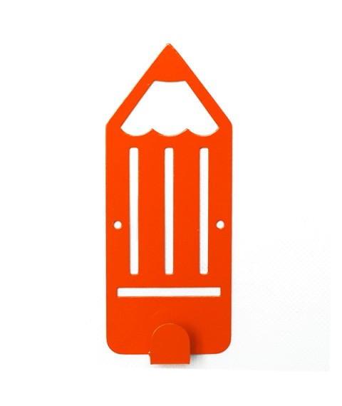 Вешалка настенная Детская Glozis Pencil Orange H-040 16 х 7см