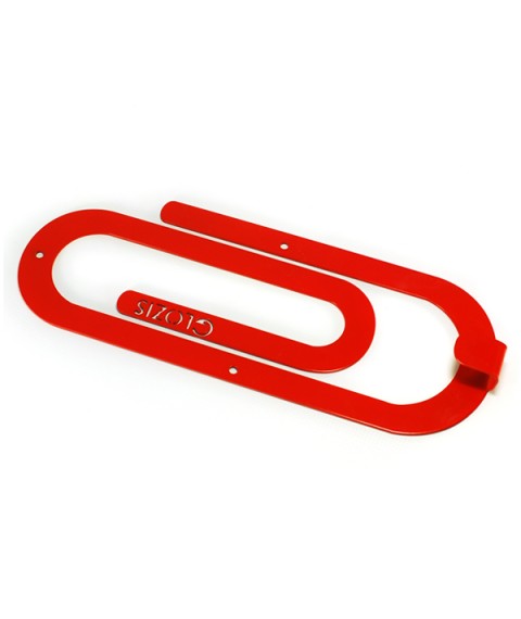 Wall hanger Hook Glozis Clip Red H-012 26 x 10cm