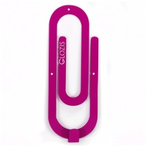 Wall hanger Hook Glozis Clip Purple H-015 26 x 10cm