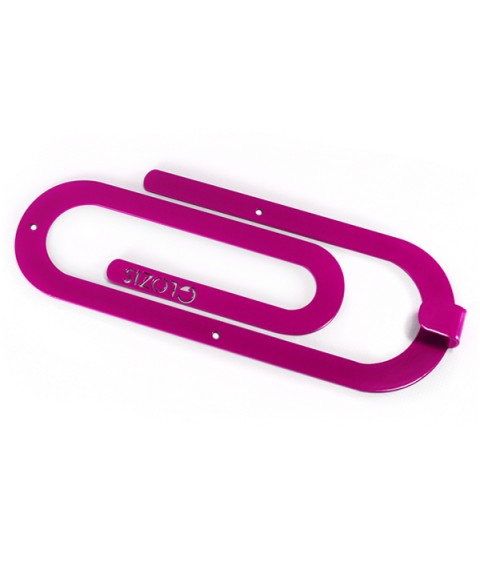 Вешалка настенная Крючок Glozis Clip Purple H-015 26 х 10см