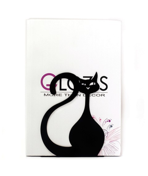 Упор для книг Glozis Black Cat G-024 15 х 10 см