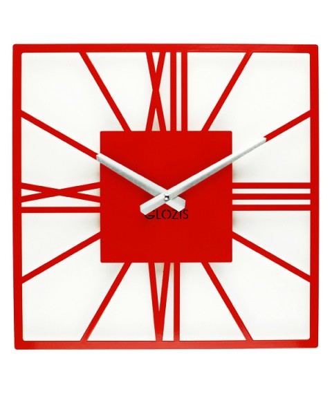Wall Clock Glozis New York Red B-025 35x35