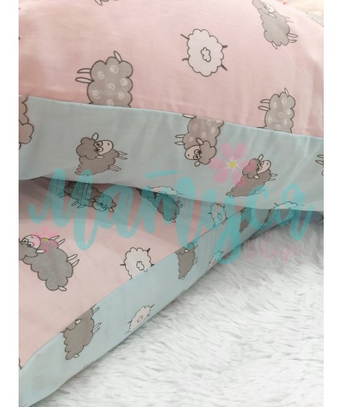 Pillows for pregnant women U-shaped &quot;hug&quot; - Lamb on pink and lamb on blue