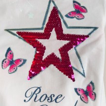 Костюм (кофта+штаны) Matusya New Розовый+серый 7432