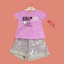 Suit (T-shirt+shorts) Matusya New Pink 20500