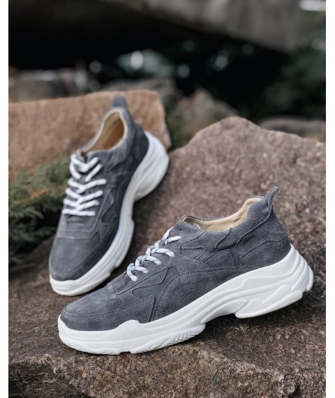 Stormy Gray Sneakers - 37