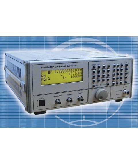 Генератор сигналов - синтезатор частоты UA Г4-301