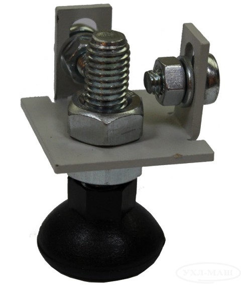 Metal thrust bearing with adjustable support