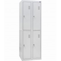 Одежный металлический шкаф ШО-300/2-4*