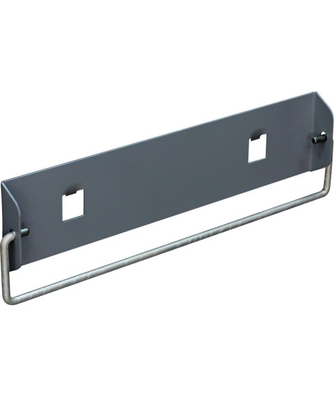 Hinged towel holder