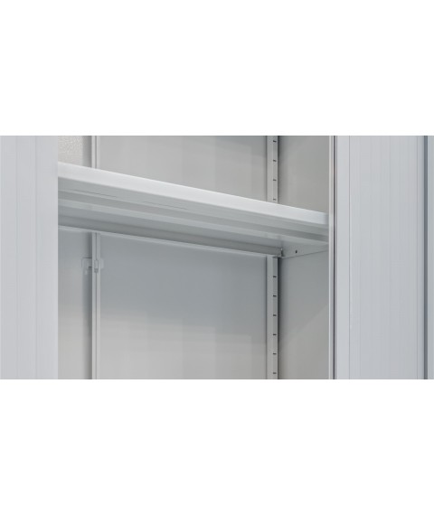 Stationery cabinet with roller doors ShKG-10 r