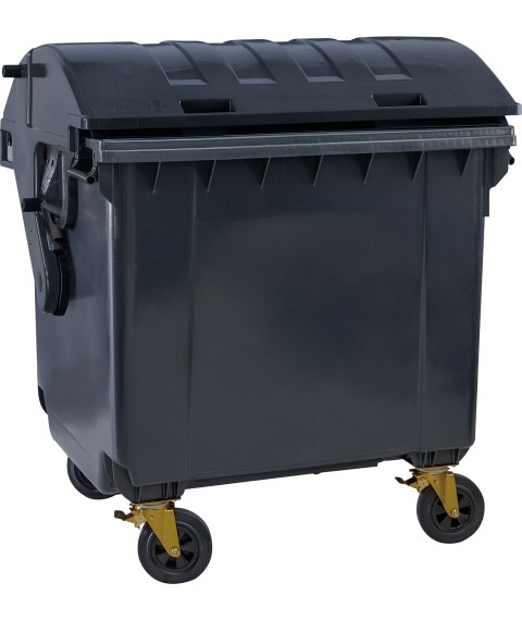 Container for solid waste TM "ESE" 1100 l. with round lid