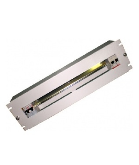 Electrical distribution panel 19" 3U for circuit breakers