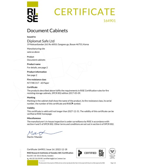 Fireproof safe 080EH