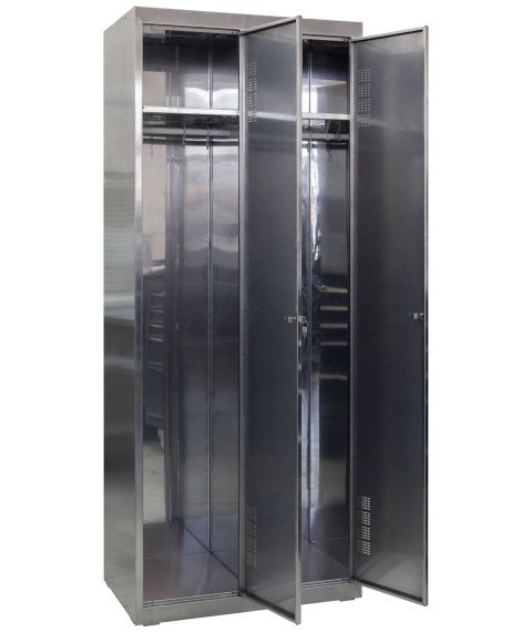 Stainless steel wardrobe SOMNZh-300/2