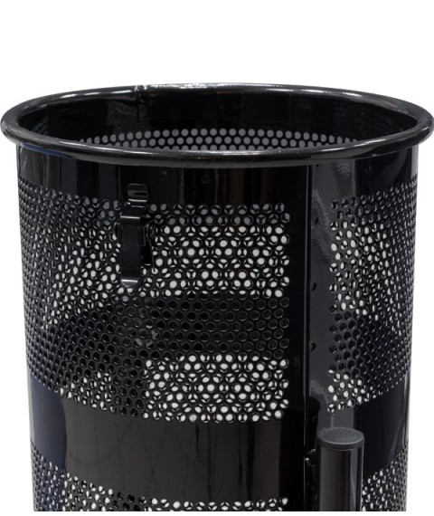 Portable street trash bin