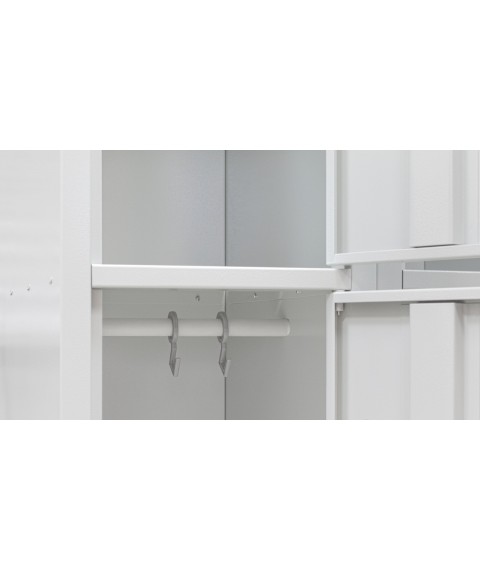 Metal clothing cabinet SHOM-300/2-4
