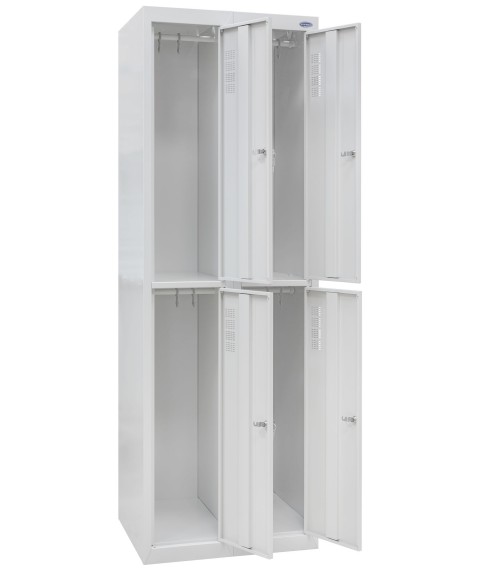 Metal clothing cabinet SHOM-300/2-4