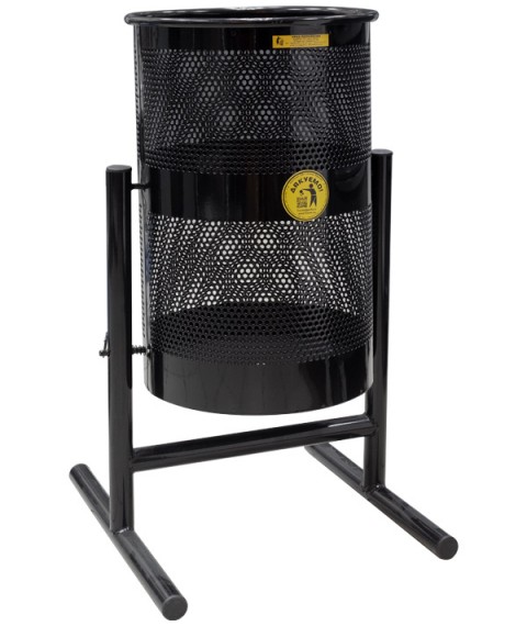 Portable street trash bin