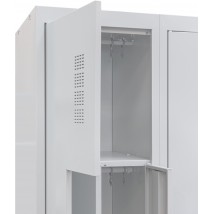 Шкаф одежный металлический ШОМ-Г-400/2-4